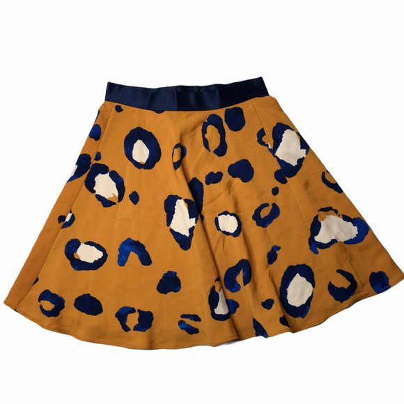 Women's Skirt Philip Lim Target Orange Blue 6 - Picture 2 of 12